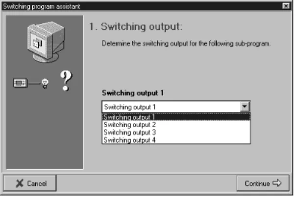 Figure 15: Assistant – 1. Switching output