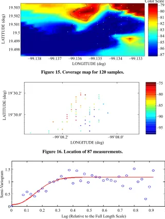 Figure 15. Coverage map for 120 samples. 