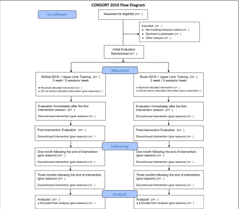 Fig. 1 Flowchart of the study following Consolidated Standards of Reporting Trials (CONSORT) guidelines