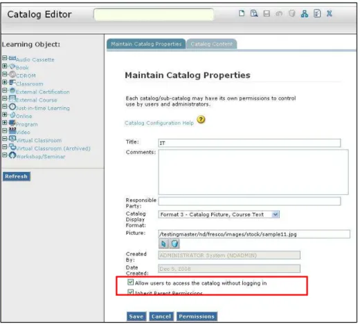 Figure 5: Allow Users to Access the Catalog without Logging In 