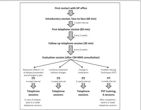Table 1 GermanIMPACT stepped-care algorithm