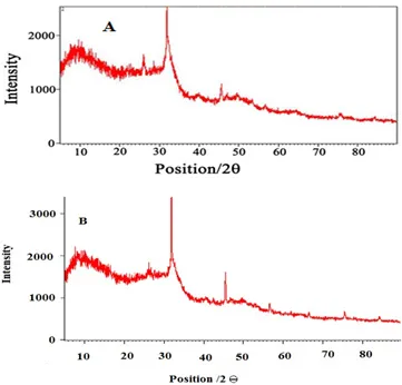 Fig. 4: EDS pattern for silica nanoparticles doped in HA/gelatin
