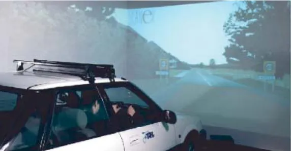 Figure 1 Side view of the TRL Driving Simulator