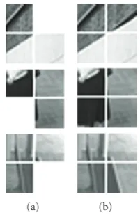 Figure 4: (a) Three cliques each of which has an empty node. Thegaps between the blocks are for ease of interpretation only