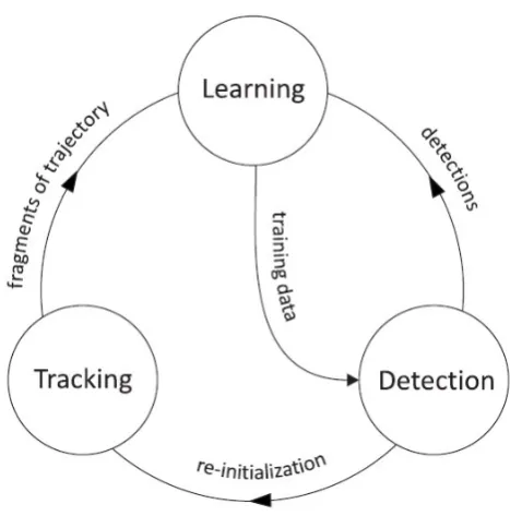 Figure 2-2: The Framework of TLD algorithm (Kalal et al., 2012) 
