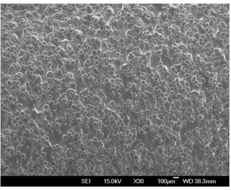 Figure 8: The electron beam melting process results in a characteristic rough as grown surface