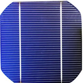 Figure 2.2: Monocrystalline solar panels 