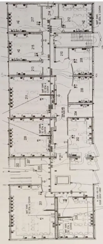 Figure 3. Floor plan for original operation. 