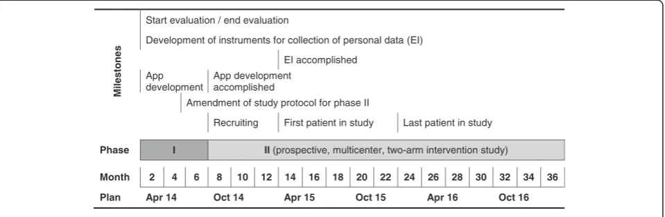 Figure 2 Overview of study milestones, phases, and timeline.