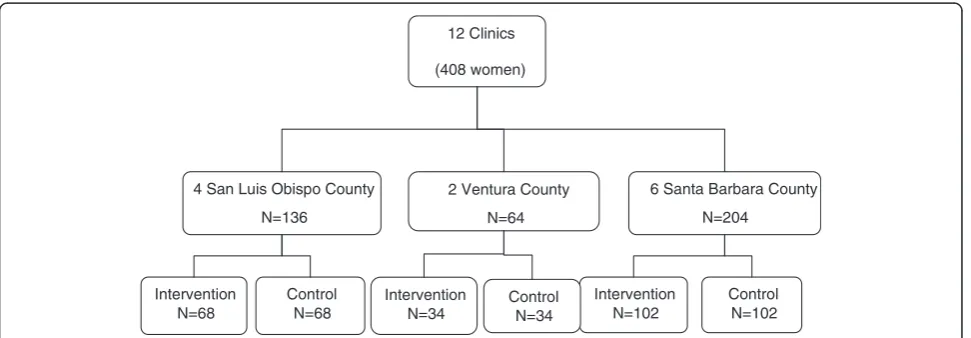 Figure 1 Fit Moms/Mamás Activas cluster randomized design.