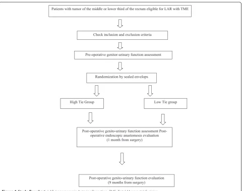 Figure 1 Study flowchart. LAR: Laparoscopic Anterior Resection. TME: Total Mesorectal Excision.