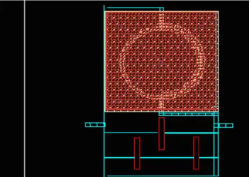 Figure 5. Layout design of VCO using current mirror.