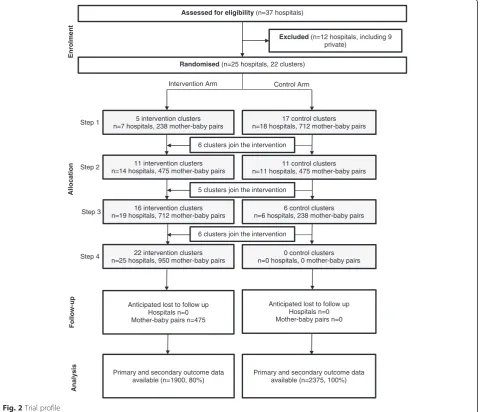 Fig. 2 Trial profile
