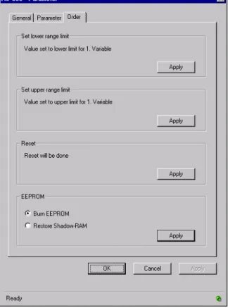 Fig. 3: Display of the commands file card