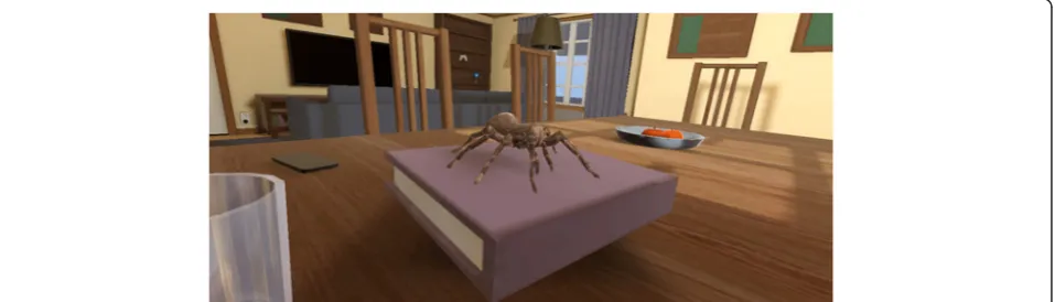 Fig. 2 Screenshot from the virtual reality application