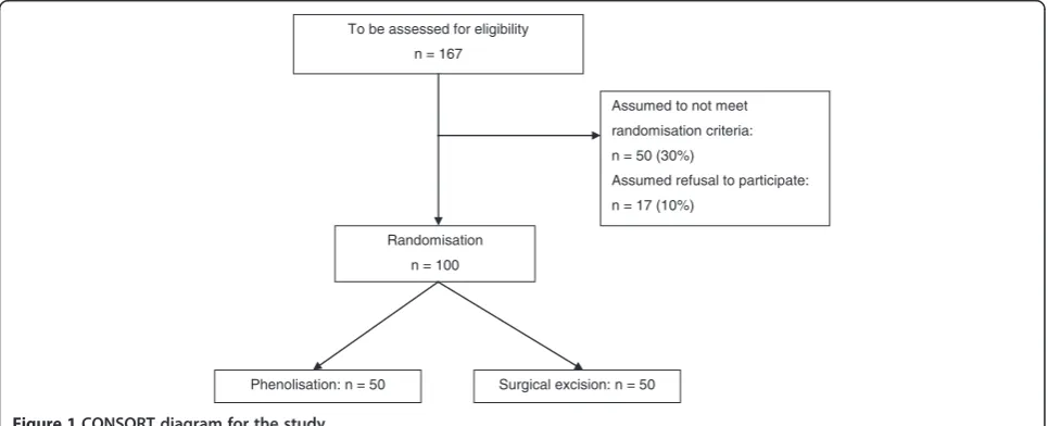 Figure 1 CONSORT diagram for the study.