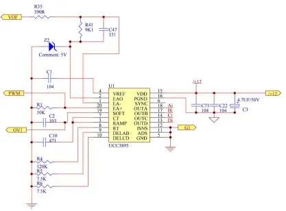 Figure 5. The completed implemented circuit. 