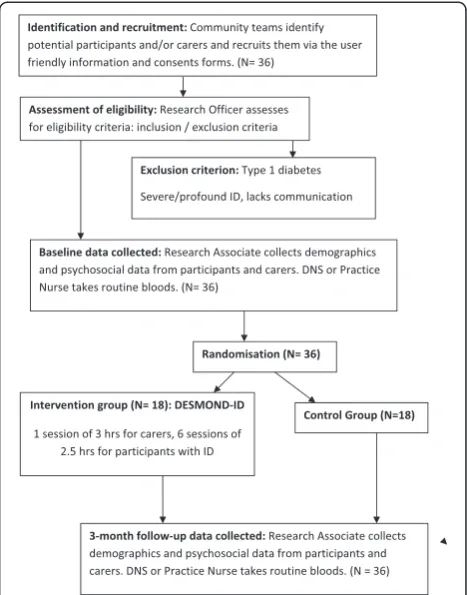Figure 1 Flowchart of the study protocol. ID (intellectual disabilities).