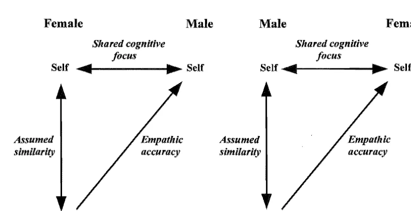 Figure 3. A diagrammatic representation of the rater similarity judgements derived from the thought/feeling statements