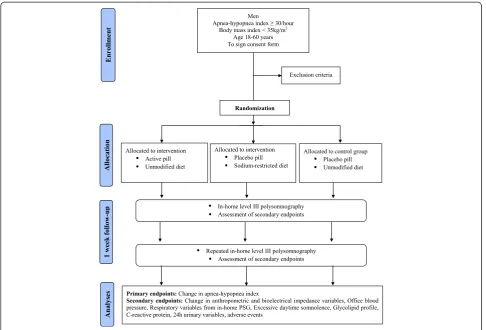 Figure 1 Flow diagram of the study design.