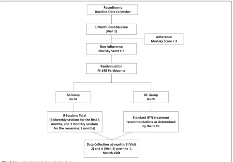 Fig. 1 Flow of participants through the study