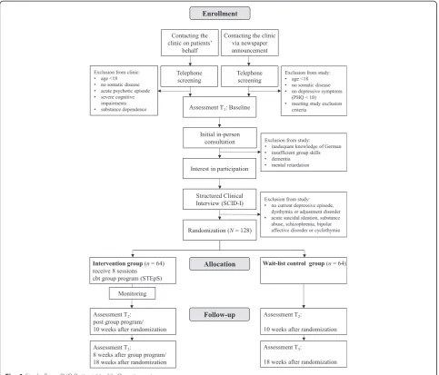Fig. 1 Study flow. PHQ Patient Health Questionnaire