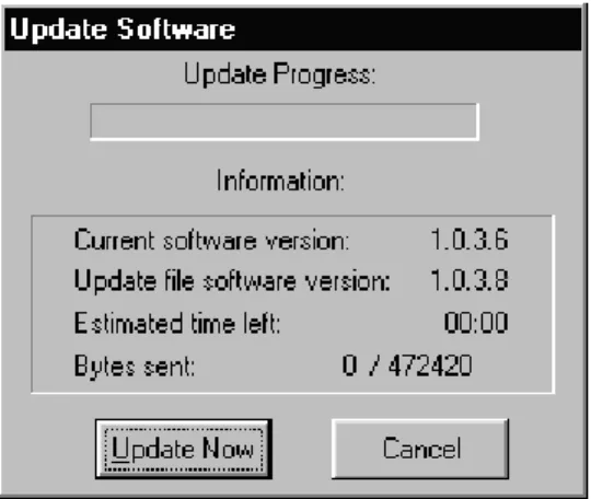 Figure 2-3 Update Software 