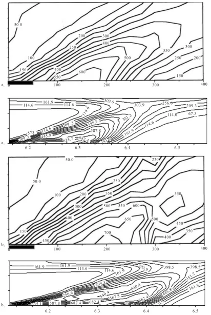 Figure 3. Temperature contour at y = 0.25 m plane, showing the conditions at the critical ventilation