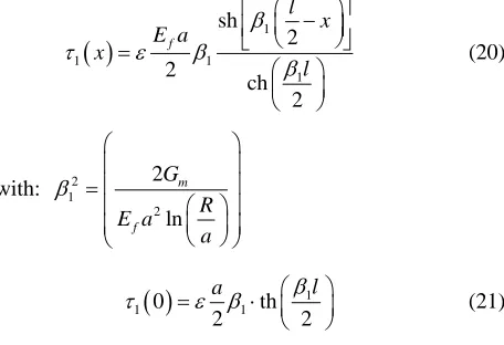 Figure 1 shows the shearing of the interface corres- ponding to the thermomechanical model which we have 