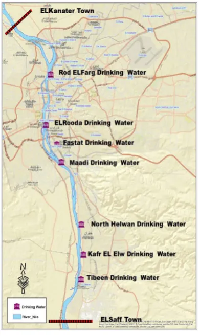 Figure 1. Study area layout. 