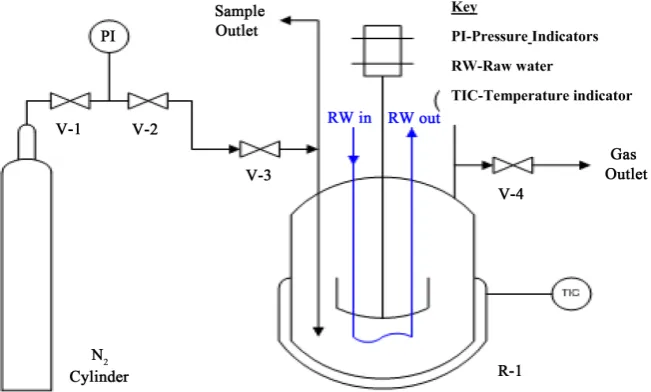 Figure 1. Setup for the subcritical water extraction of Apple pomace. 