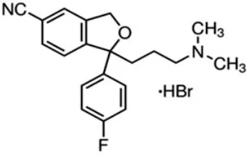 Fig. 1: Chemical structure of citapolarm hydrobromide