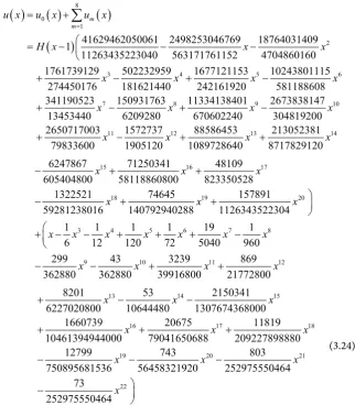 Figure 5 represents both the numeric solution (rkf45) 