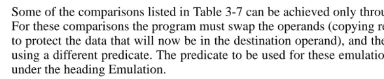 Table 3-11.  Pseudo-Ops and CMPSS 