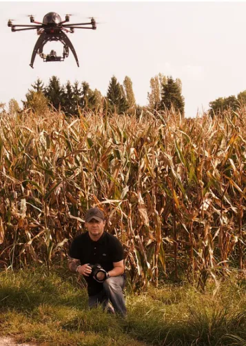 Fig. 1. Bayesian network for the risks associated with a flying object, in particular when it is a drone