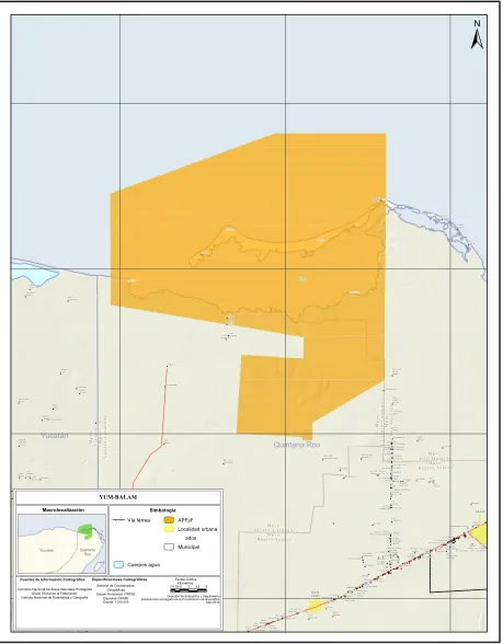 Figure 5 Yum Balam Natural Protected Area (CONANP) 