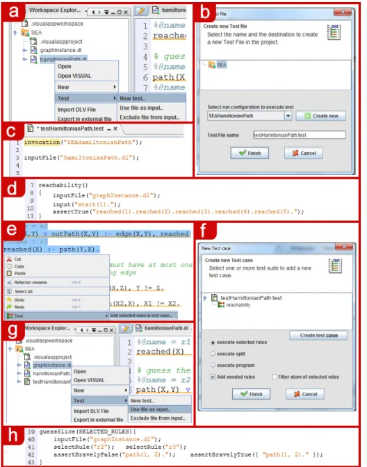 Fig. 3. Test case creation.