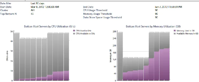 Figure 8: Bottom Workload Consumers - vSphere Servers 