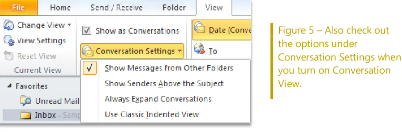 Figure 5 – Also check out  the options under 