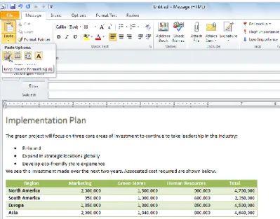 Figure 10 - Preview  formatting before 