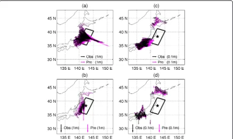 Figure 1 The observed (black arrows) and predicted (magenta arrows) coseismic displacements at the 847 GPS sites