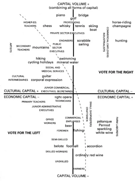 Figure 1: Bourdieu's social space (source: link)