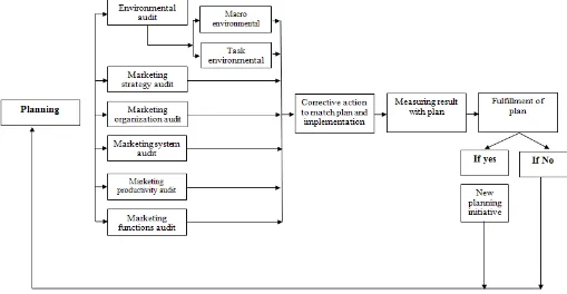 Figure 1: The relationship between planning and marketing audit 