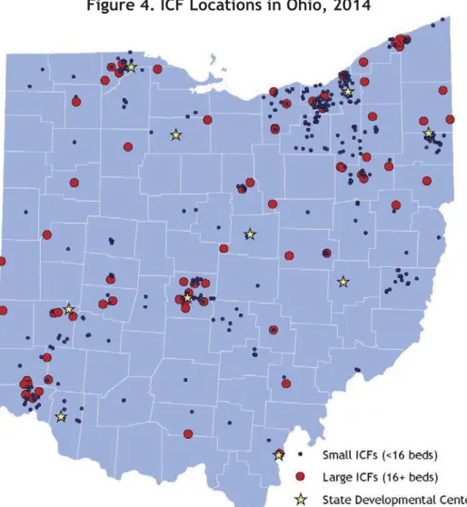 Figure 4. ICF Locations in Ohio, 2014