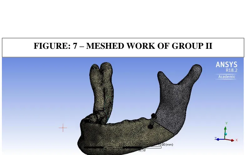 FIGURE: 7 – MESHED WORK OF GROUP II  