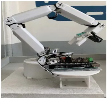 Figure 5. System test robotic arm platform. 