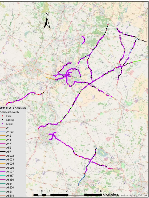 Figure 11 2008 to 2012 road accidents 