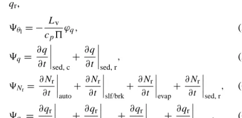 Table 4), the LPM for use of Lagrangian particles as pas-sive tracers (Sect. 3.2, Table 5), the LCM that uses the LPMfor the simulation of explicit cloud droplets and aerosols