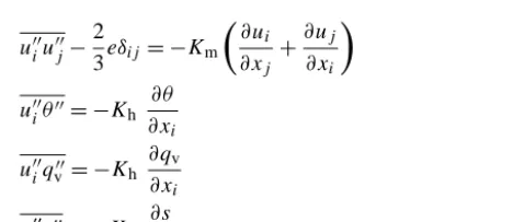 Table 1. List of general model parameters.
