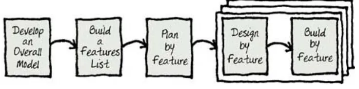 Figure 20.1. FDD's Development Process (Courtesy of TogetherSoft) 